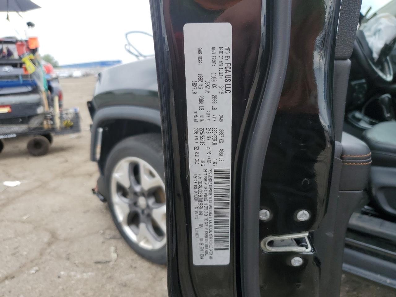 2019 Jeep Compass Limited VIN: 3C4NJDCB3KT812969 Lot: 69613595