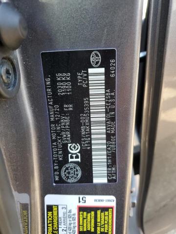 2021 TOYOTA CAMRY SE  