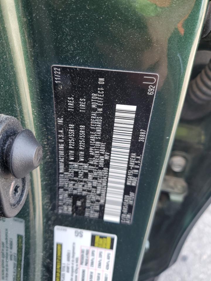 2022 Toyota Corolla Cross Xle VIN: 7MUDAABG2NV042680 Lot: 68320595