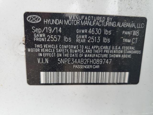 2015 HYUNDAI SONATA SPORT  