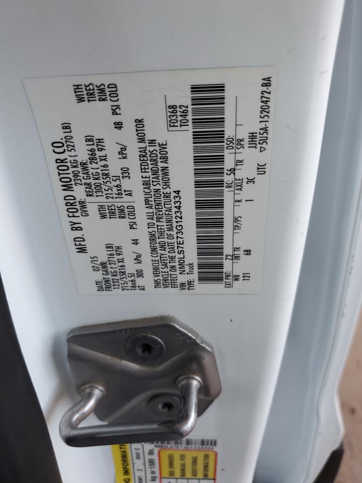 2016 Ford Transit Connect Xl VIN: NM0LS7E73G1234334 Lot: 68477605