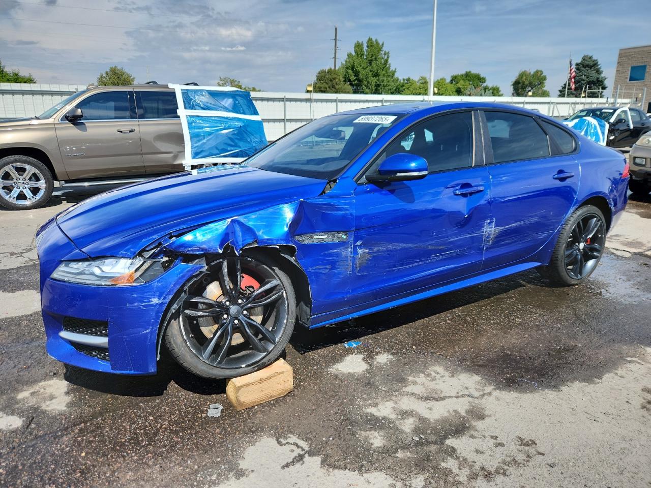 2017 Jaguar Xf R - Sport blue null gas SAJBL4BV9HCY46753 photo #1