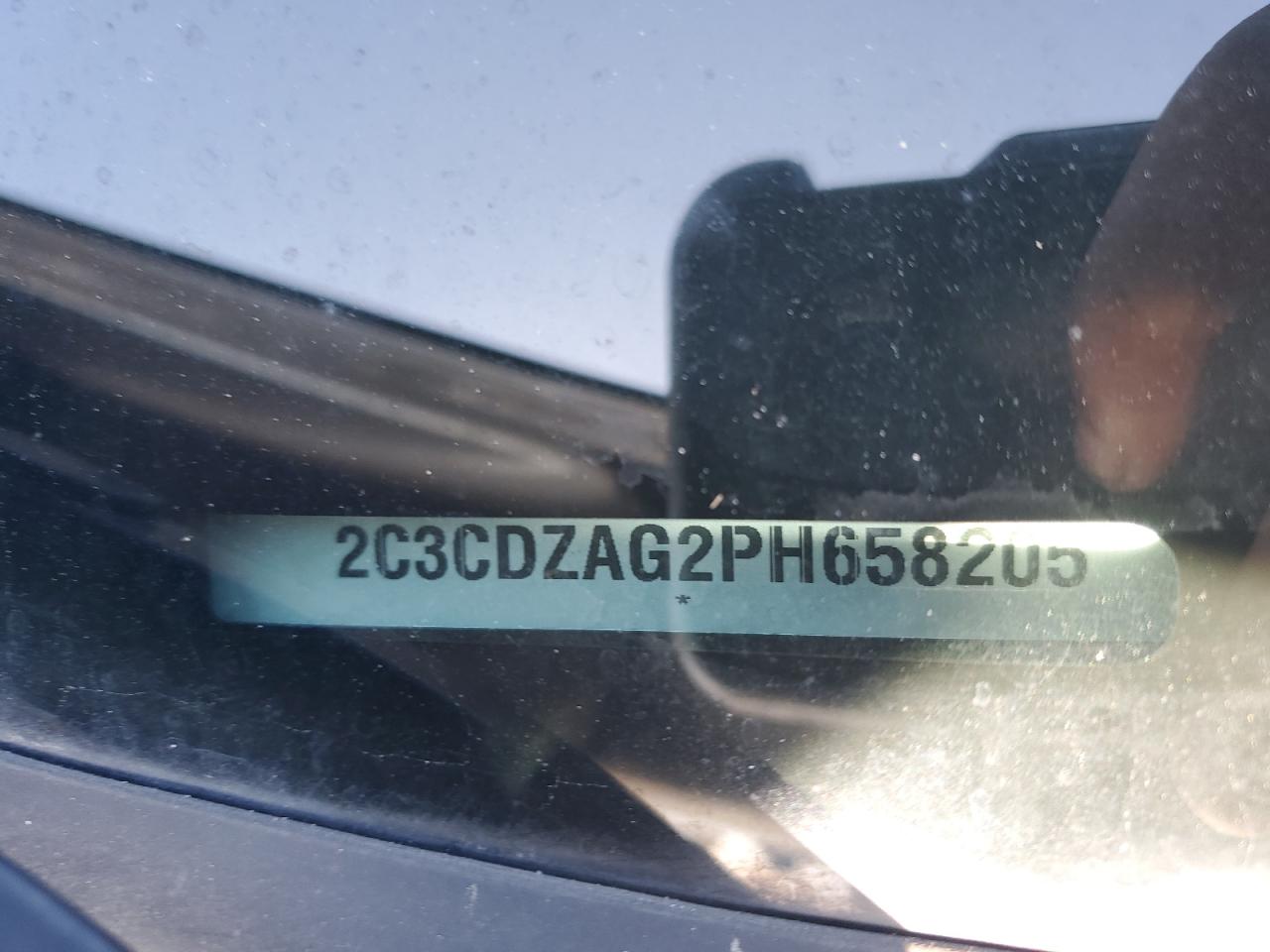 2023 Dodge Challenger Sxt VIN: 2C3CDZAG2PH658205 Lot: 69597435