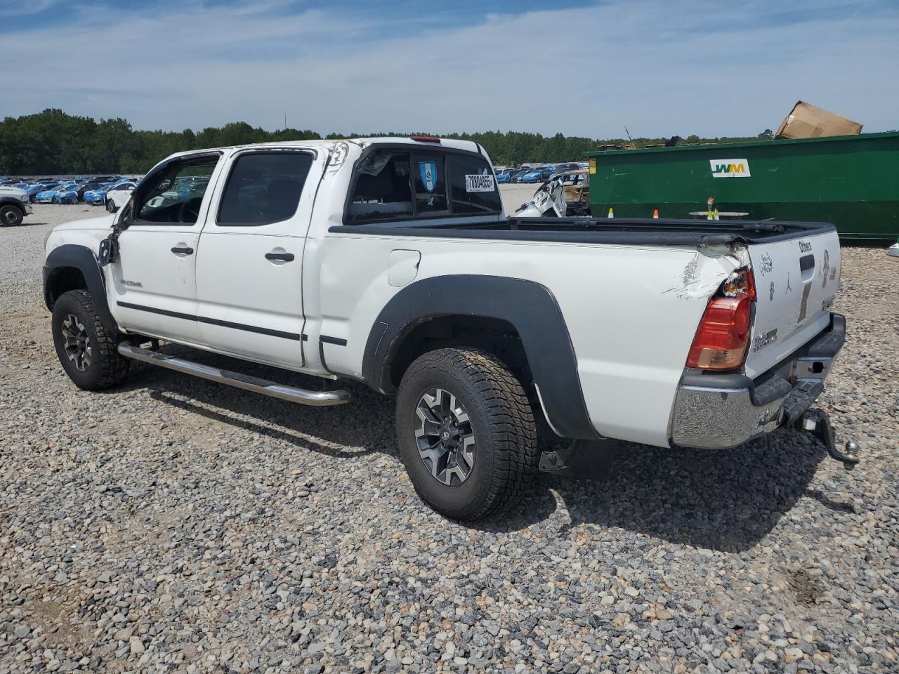 2008 Toyota Tacoma Double Cab Prerunner Long Bed white null gas 5TEKU72N58Z507048 photo #3