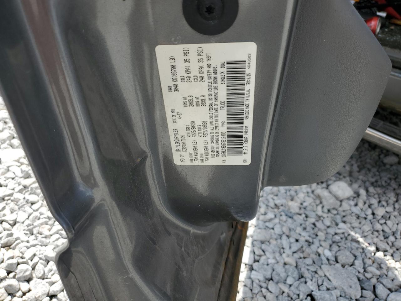 2007 Dodge Ram 1500 St VIN: 1D7HU18267S210495 Lot: 81555775