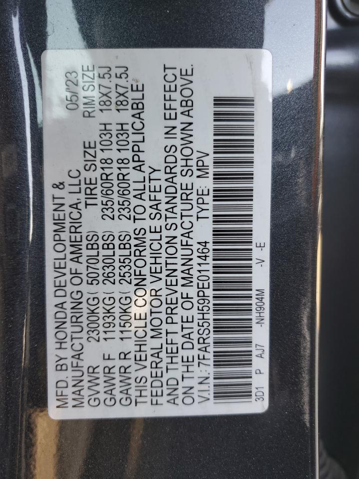 2023 Honda Cr-V Sport VIN: 7FARS5H59PE011464 Lot: 68146015