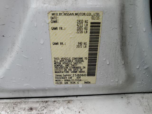 2015 NISSAN ALTIMA 2.5  