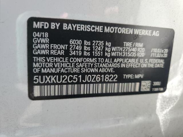 2018 BMW X6 XDRIVE35I  