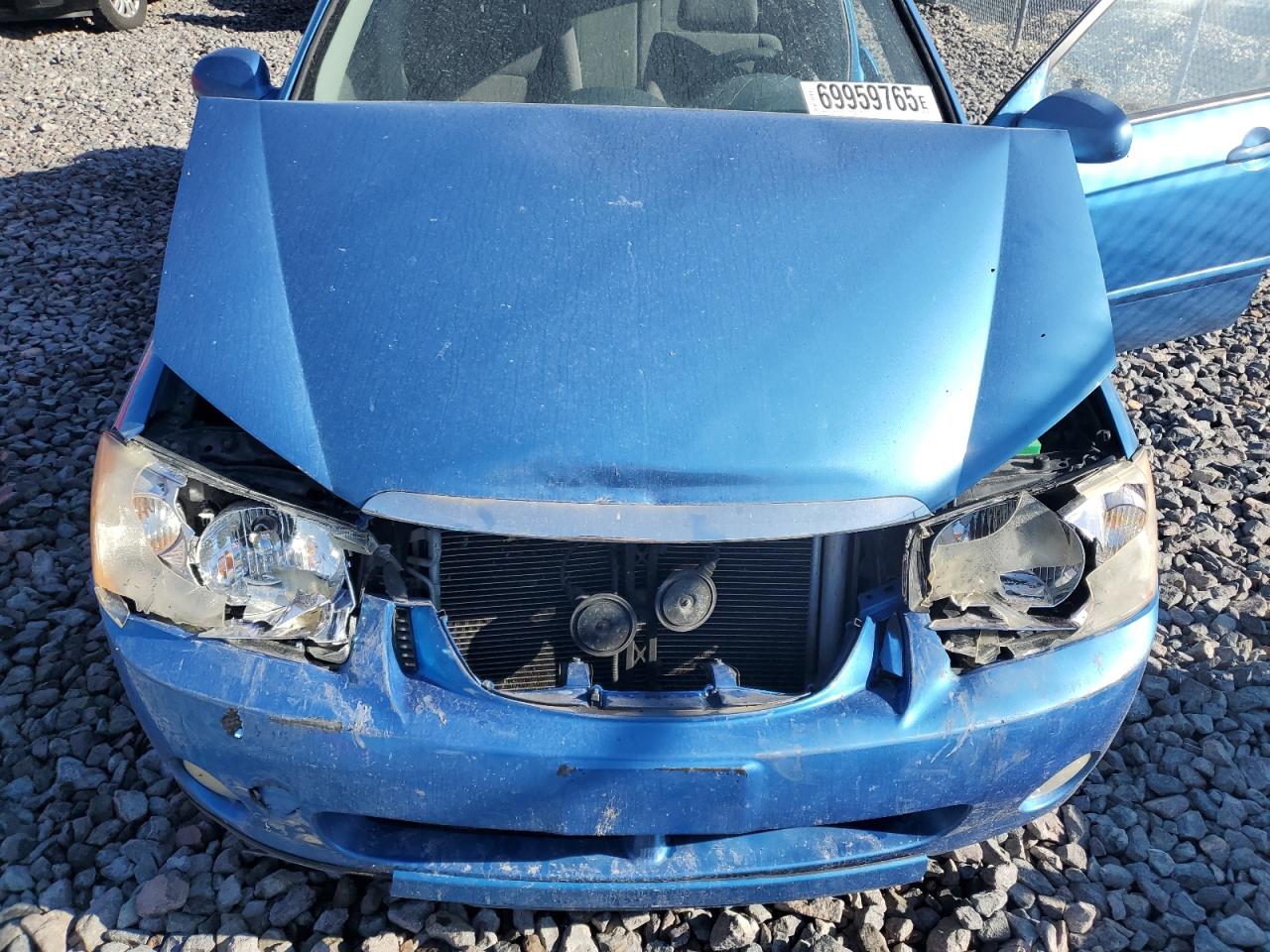 2006 Kia Spectra Lx VIN: KNAFE121765332694 Lot: 69959765