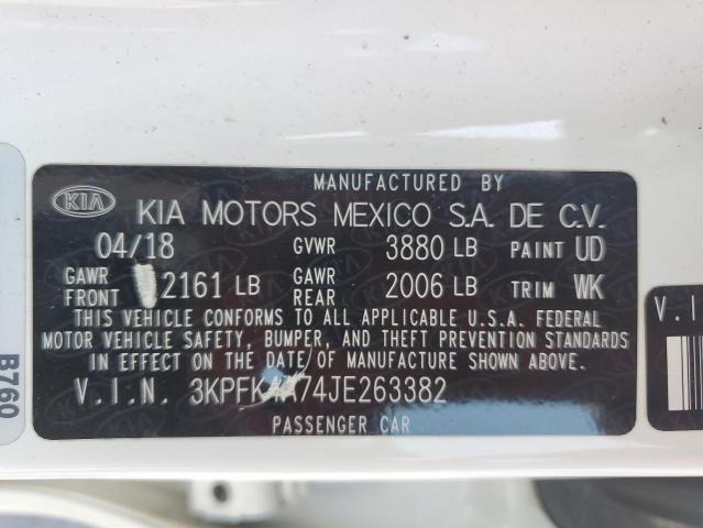 2018 KIA FORTE LX  