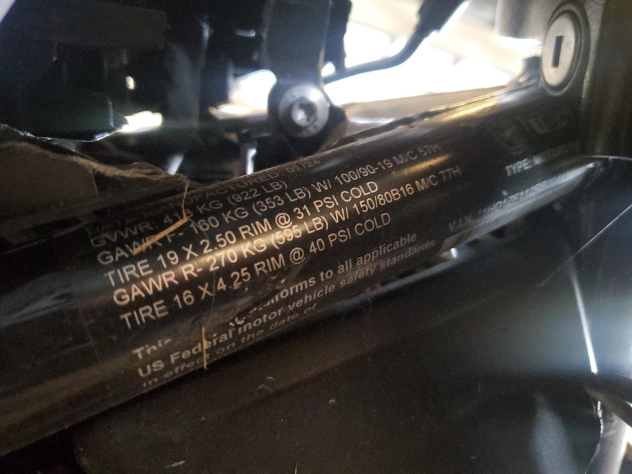 2024 Harley-Davidson Rh975 S VIN: 1HD1ZF112RB304158 Lot: 68740245