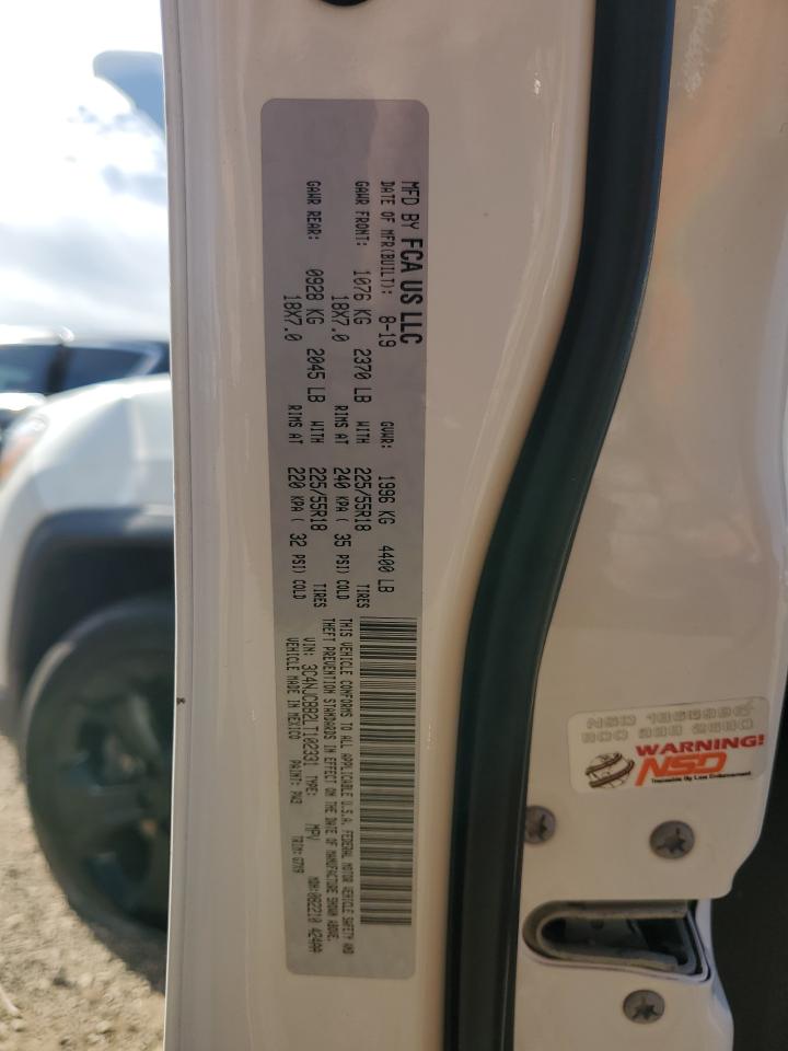 2020 Jeep Compass Latitude VIN: 3C4NJCBB2LT102331 Lot: 70310125