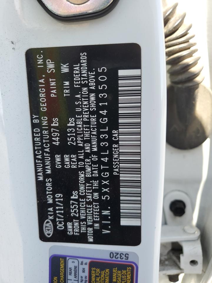 2020 Kia Optima Lx VIN: 5XXGT4L33LG413505 Lot: 67323085