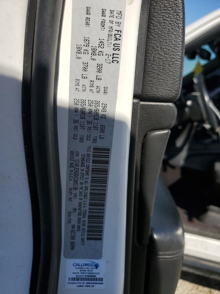 2017 Jeep Grand Cherokee Laredo VIN: 1C4RJEAG6HC805198 Lot: 69124895