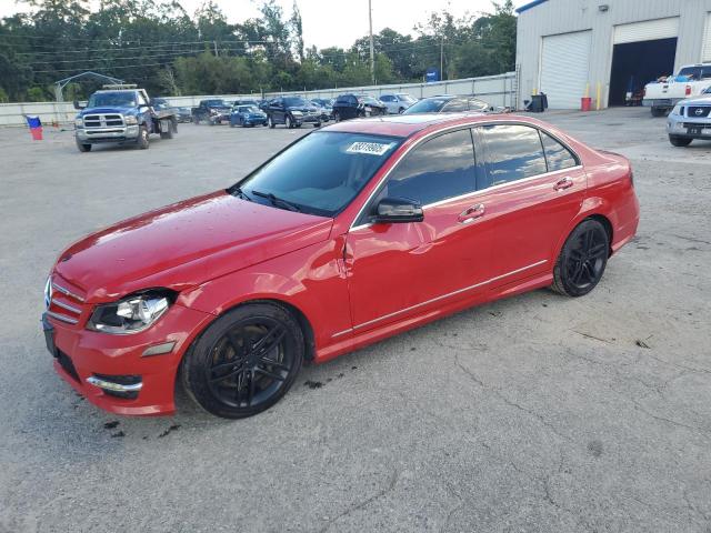  MERCEDES-BENZ C-CLASS 2013 Czerwony