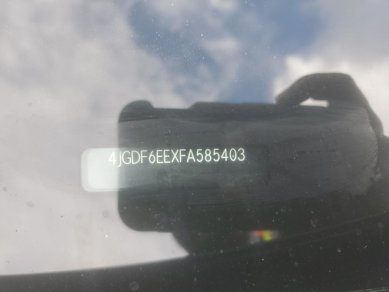 2015 Mercedes-Benz Gl 450 4Matic VIN: 4JGDF6EEXFA585403 Lot: 68449095