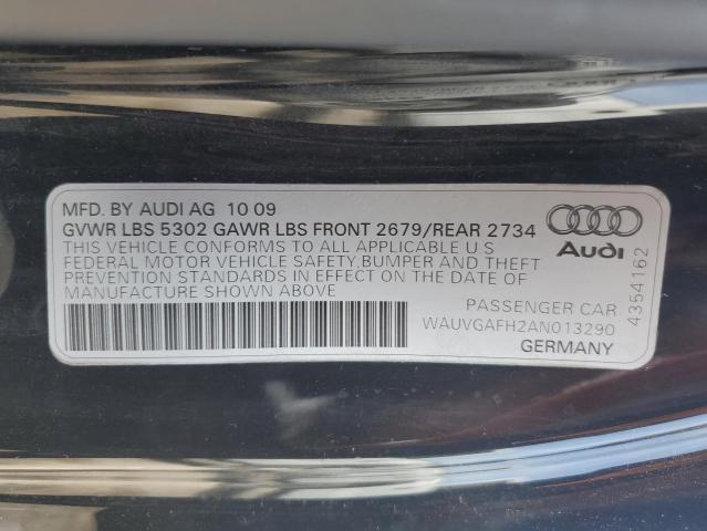 2010 AUDI S5 PRESTIGE  