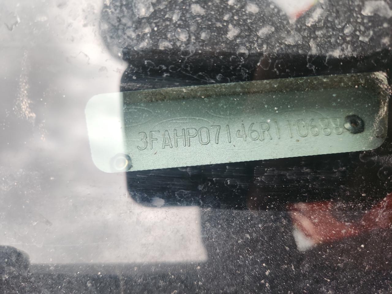 2006 Ford Fusion Se VIN: 3FAHP07146R110688 Lot: 70284855