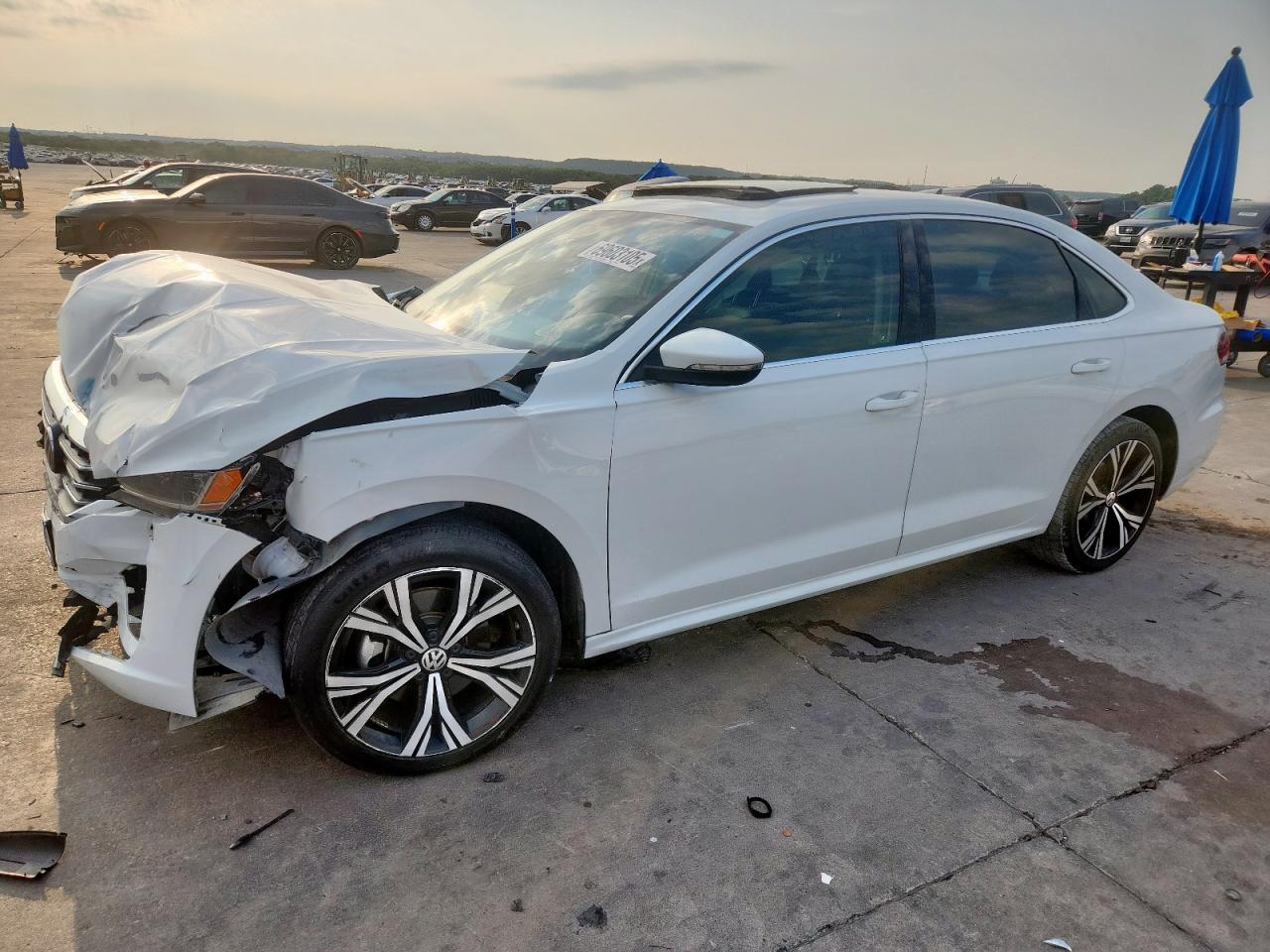 2022 Volkswagen Passat Se white null gas 1VWSA7A39NC002291 photo #1