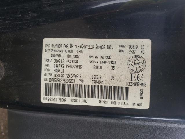 2007 DODGE DAKOTA QUAD  