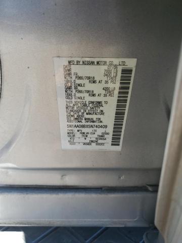 2005 NISSAN ARMADA SE  