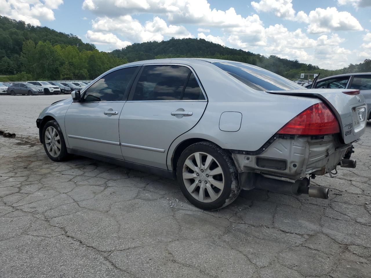 2006 Honda Accord Lx silver sedan gas 1HGCM66356A000862 photo #3