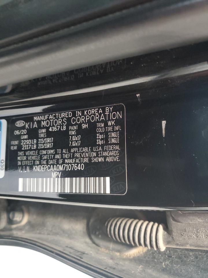 2021 Kia Seltos Lx VIN: KNDEPCAA0M7107640 Lot: 70504915