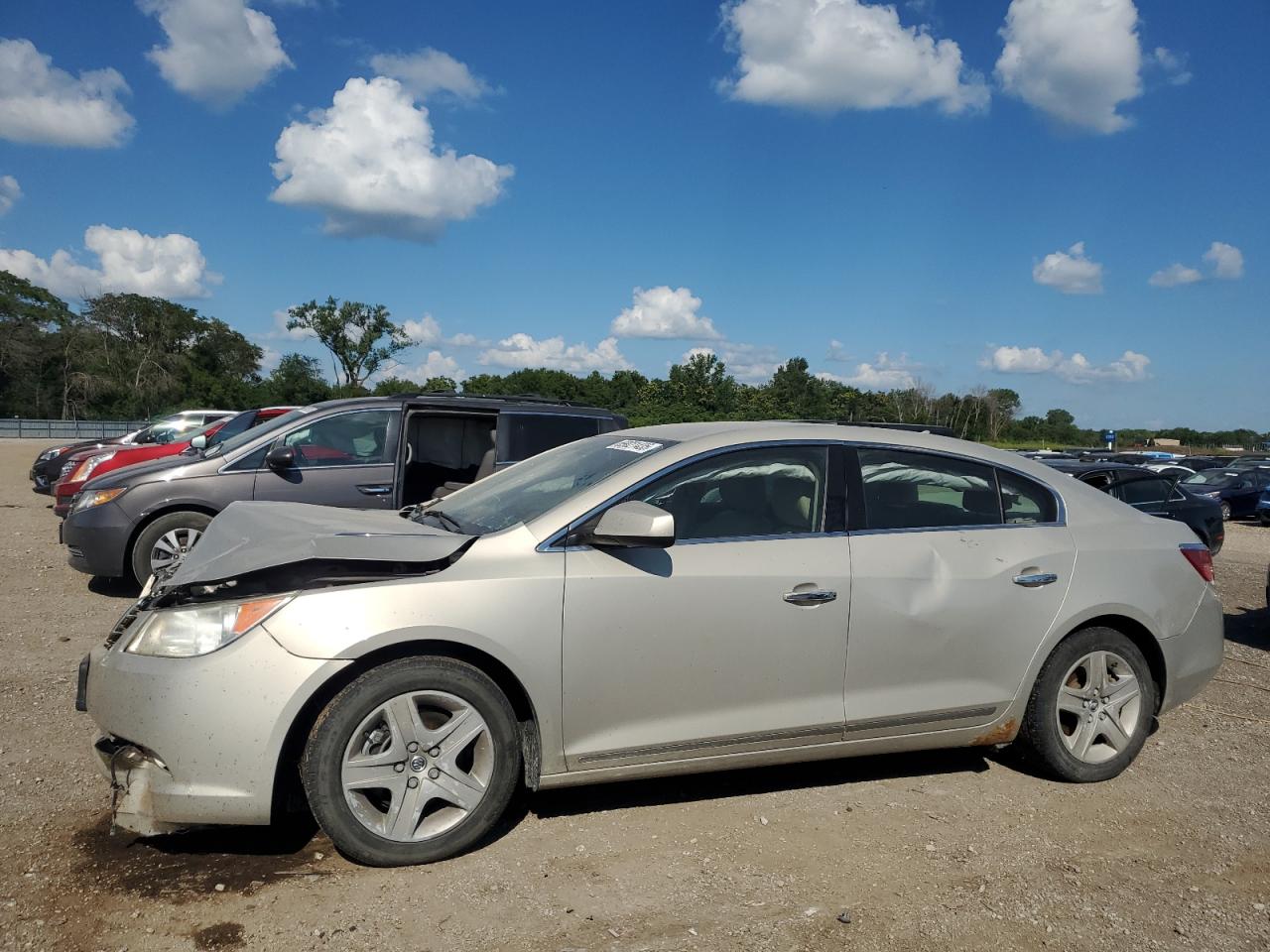 2010 Buick Lacrosse Cx gold sedan gas 1G4GB5EG4AF137321 photo #1