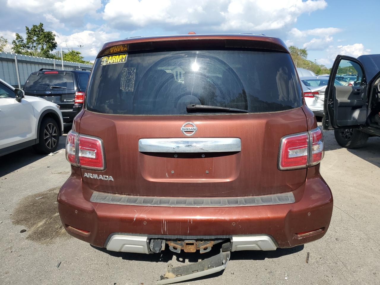 2017 Nissan Armada Sv VIN: JN8AY2NC8H9509356 Lot: 71102535