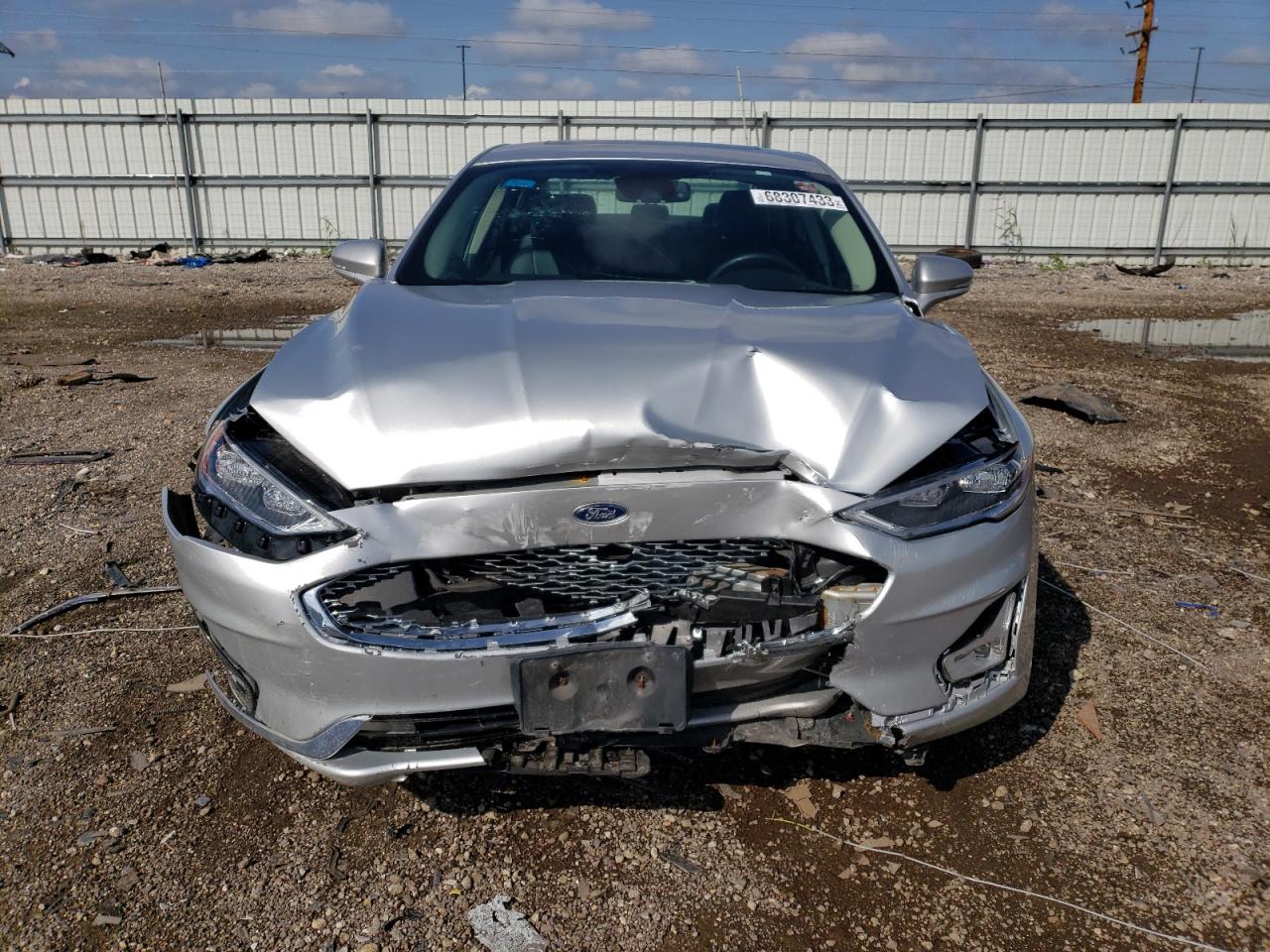 2019 Ford Fusion Titanium VIN: 3FA6P0RU9KR106824 Lot: 68307433