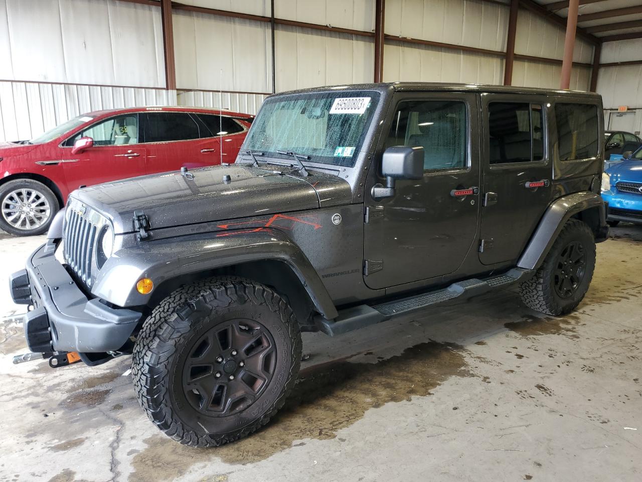 2016 Jeep Wrangler Unlimited Sahara VIN: 1C4HJWEG4GL171058 Lot: 69500803