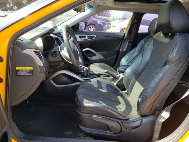 Купе HYUNDAI VELOSTER 2012 Желтый