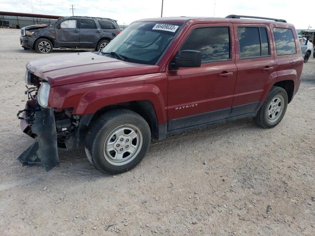  JEEP PATRIOT 2016 Бургунді