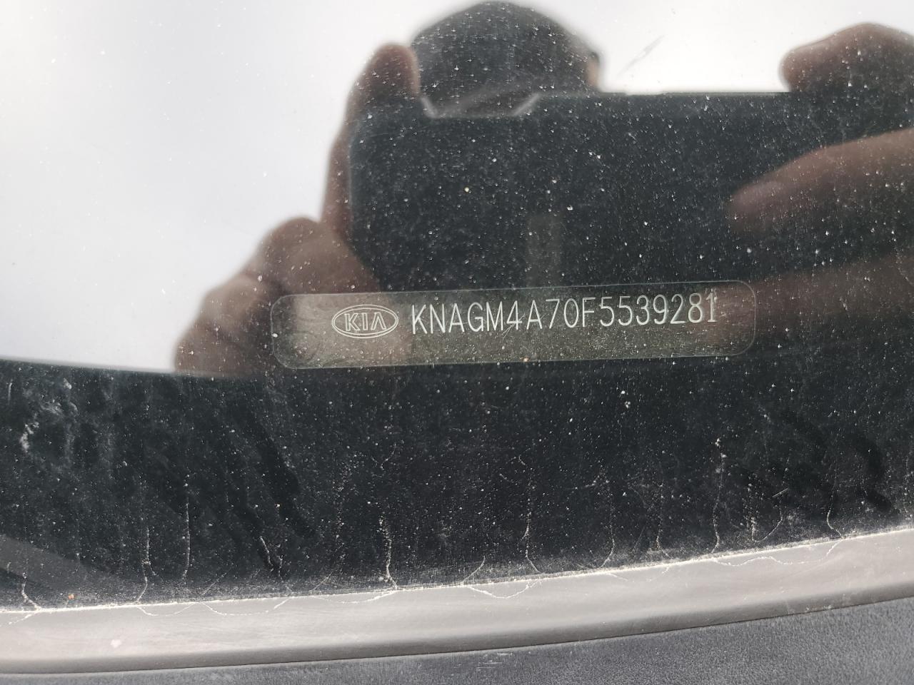 KNAGM4A70F5539281 2015 Kia Optima Lx