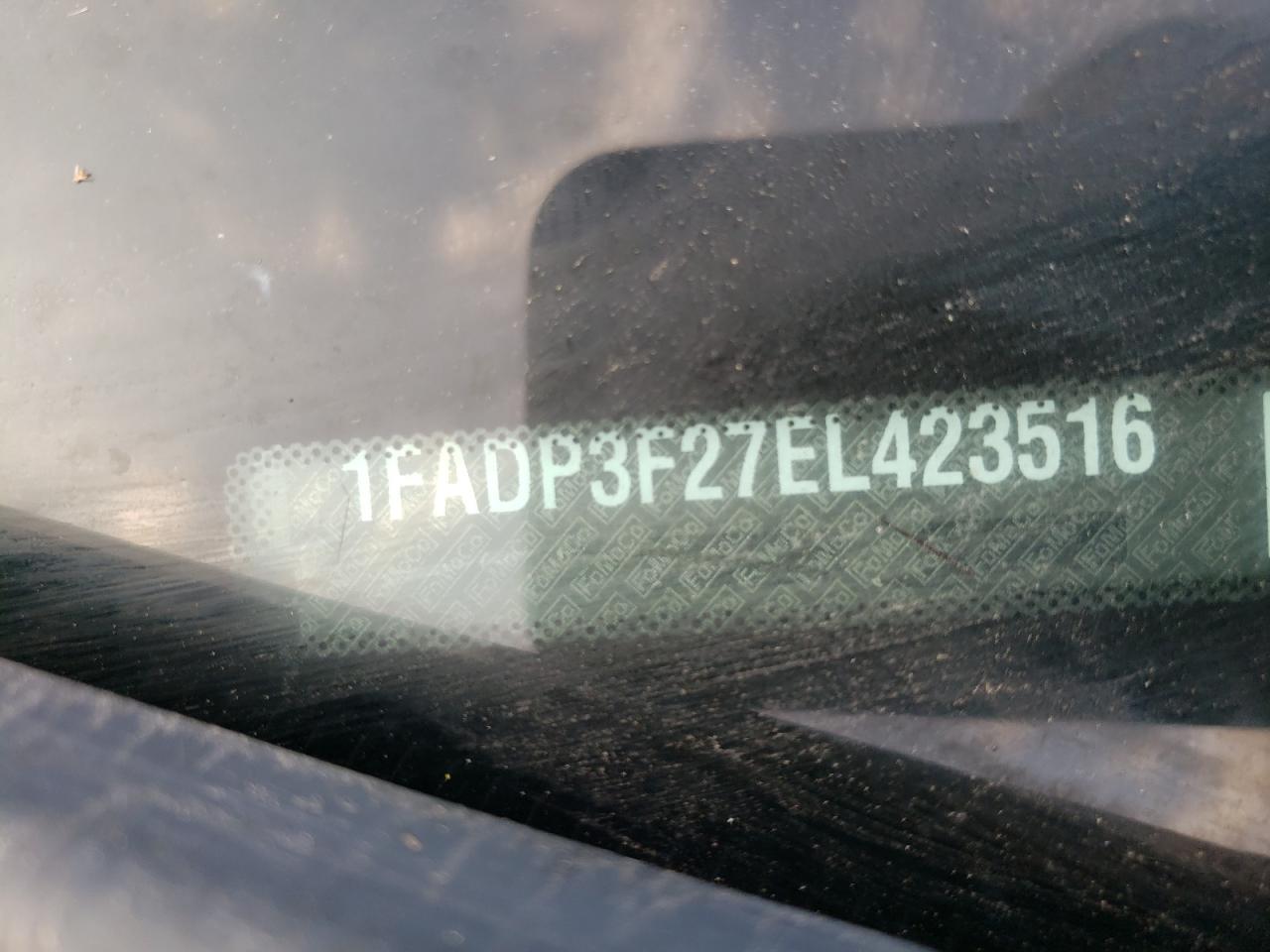 2014 Ford Focus Se VIN: 1FADP3F27EL423516 Lot: 61790535