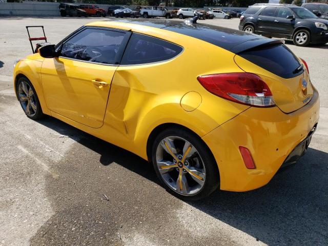 Купе HYUNDAI VELOSTER 2012 Желтый