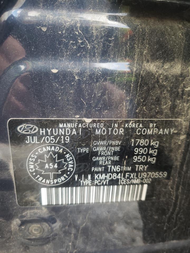 2020 Hyundai Elantra Sel VIN: KMHD84LFXLU970559 Lot: 68855113