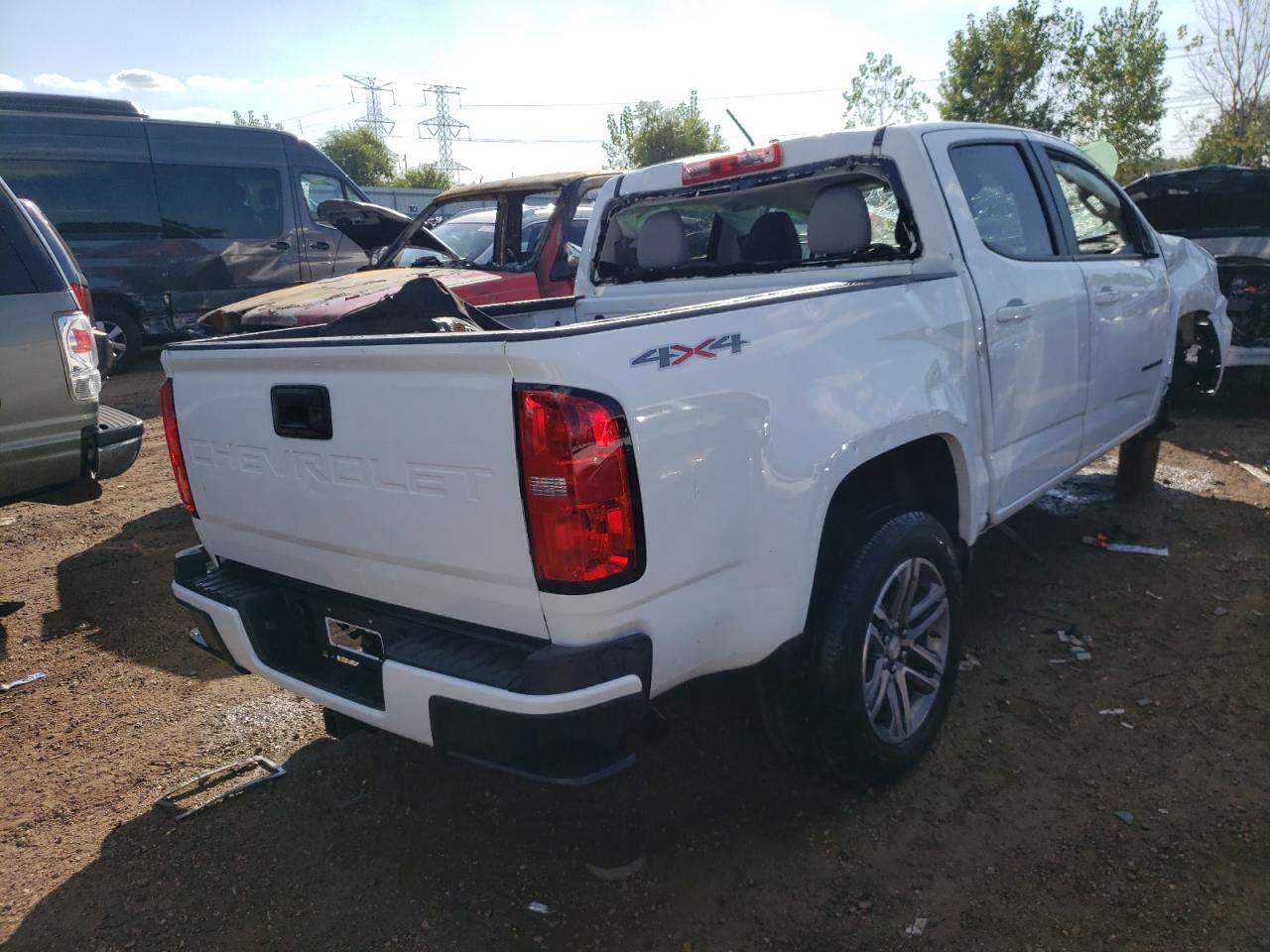 2021 Chevrolet Colorado VIN: 1GCGTBEN4M1249648 Lot: 68126063