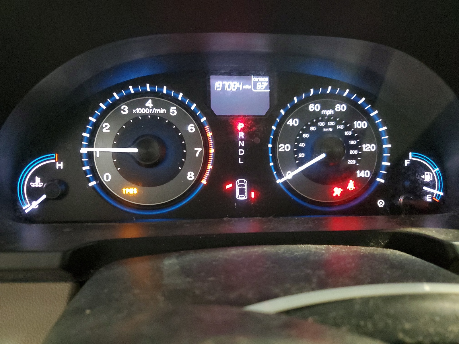 5FNRL5H68CB083719 2012 Honda Odyssey Exl