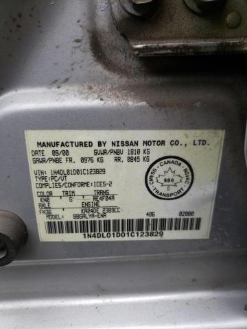 2001 NISSAN ALTIMA XE