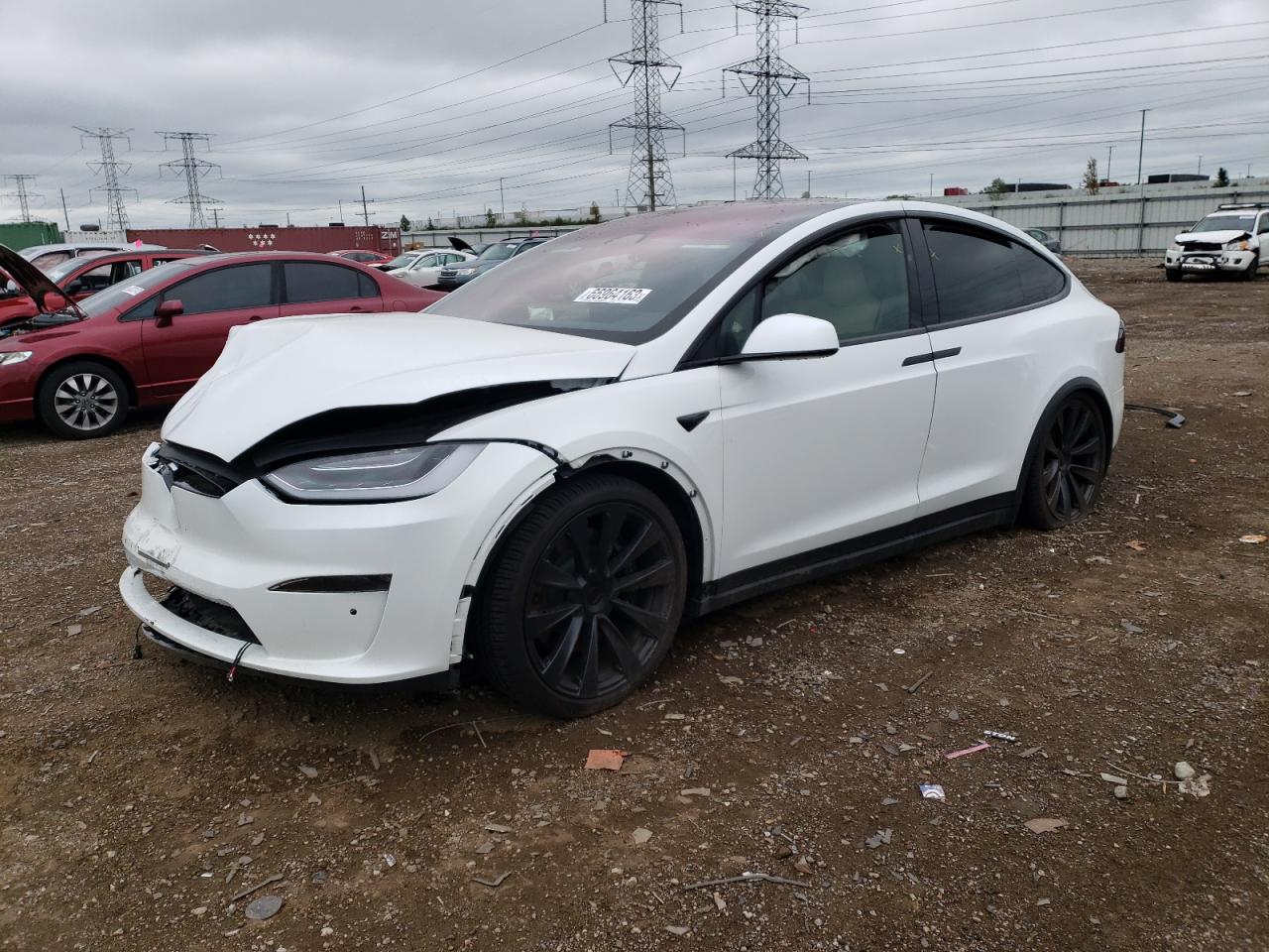 2022 Tesla Model X VIN: 7SAXCAE57NF363827 Lot: 66964163