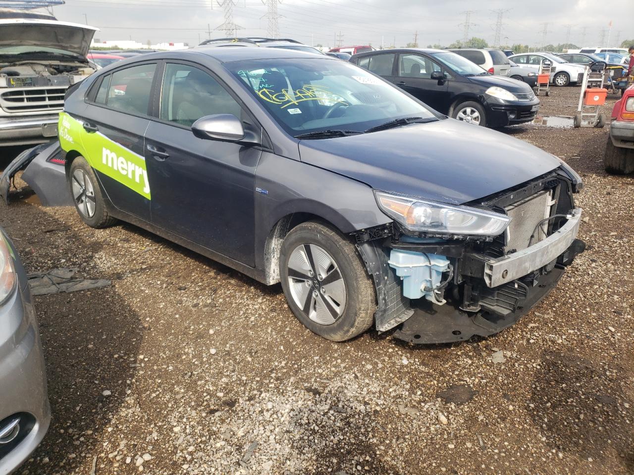 2017 Hyundai Ioniq Blue VIN: KMHC65LC4HU055369 Lot: 69185973