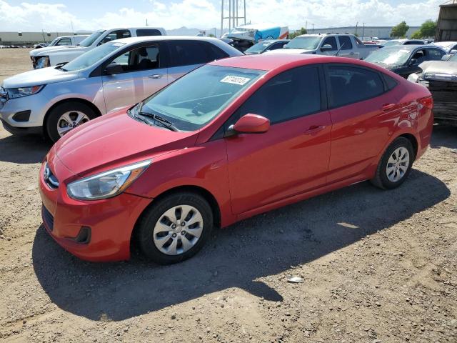  HYUNDAI ACCENT 2016 Czerwony