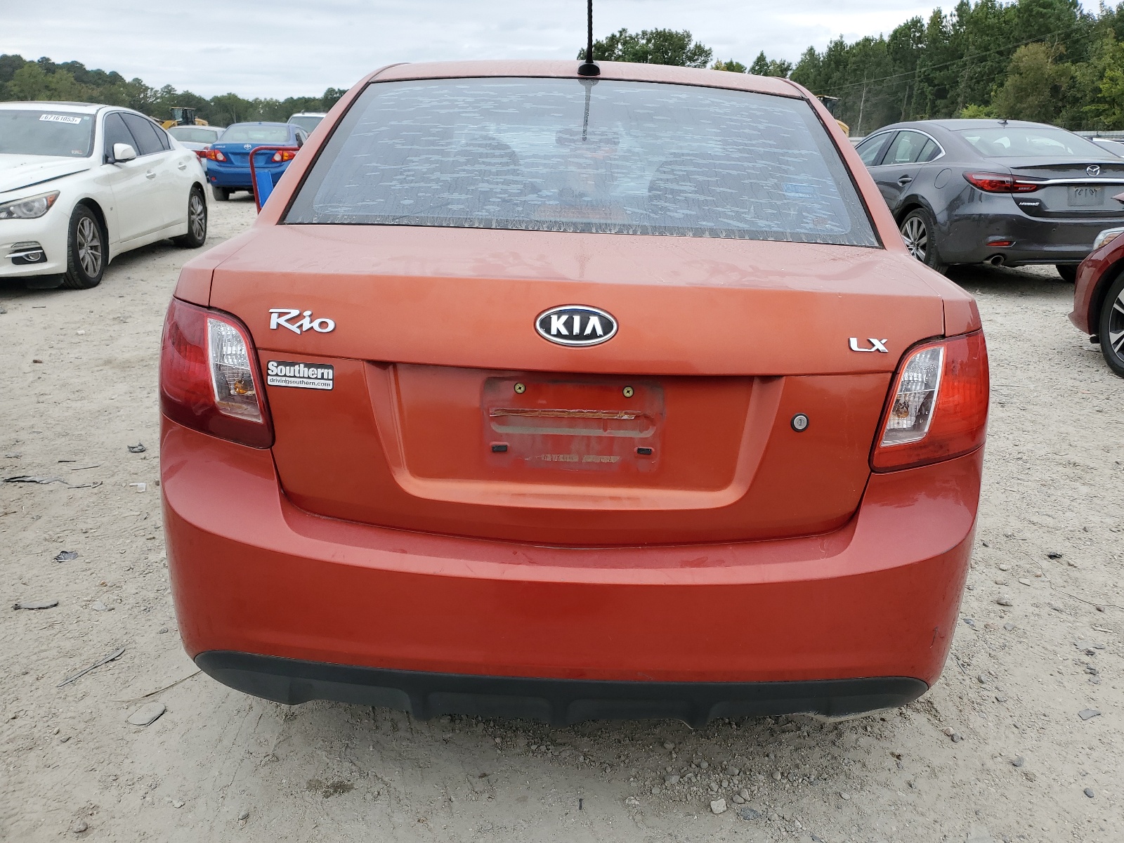 KNADH4A31A6638439 2010 Kia Rio Lx