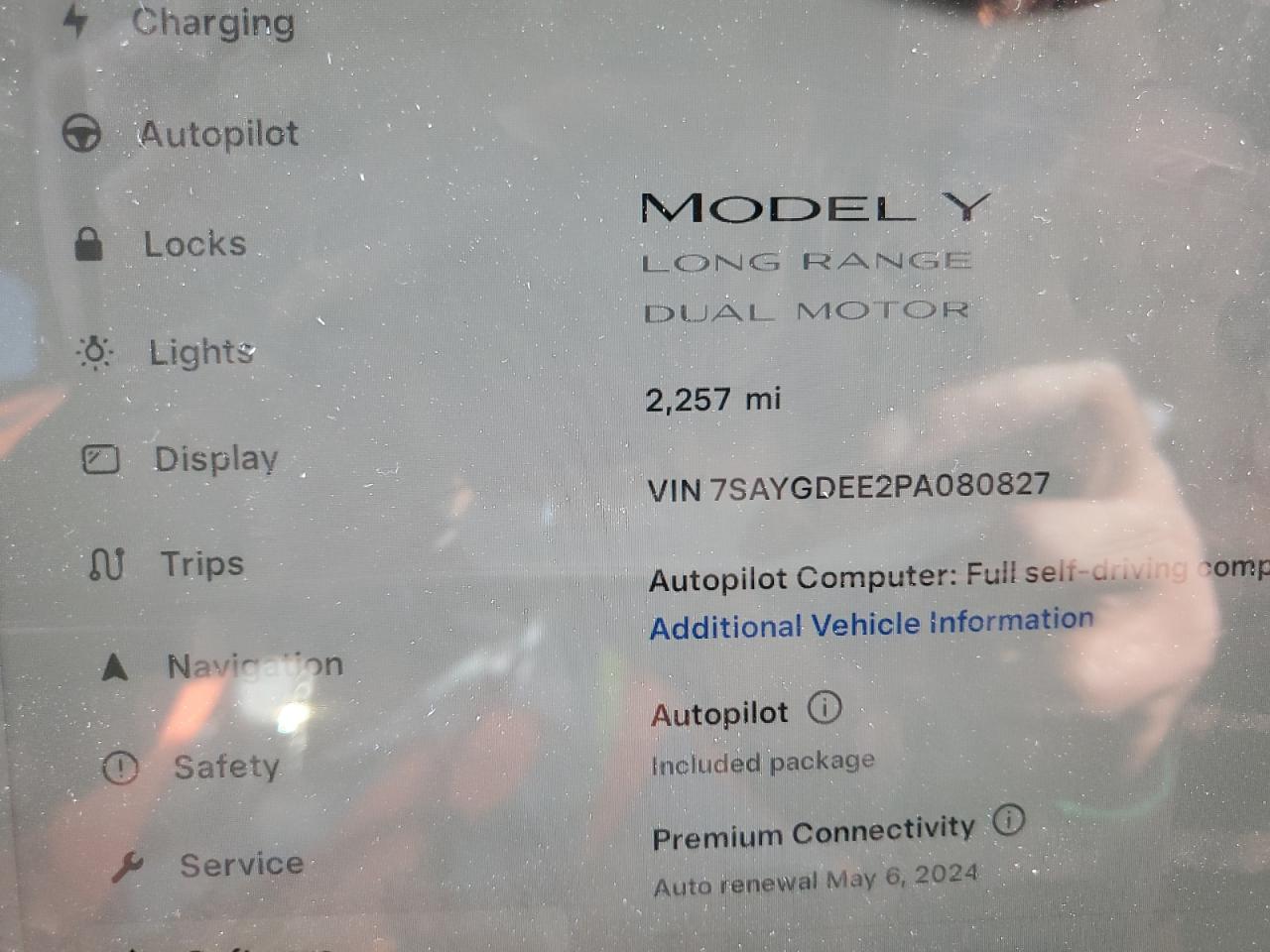 2023 Tesla Model Y VIN: 7SAYGDEE2PA080827 Lot: 66837583