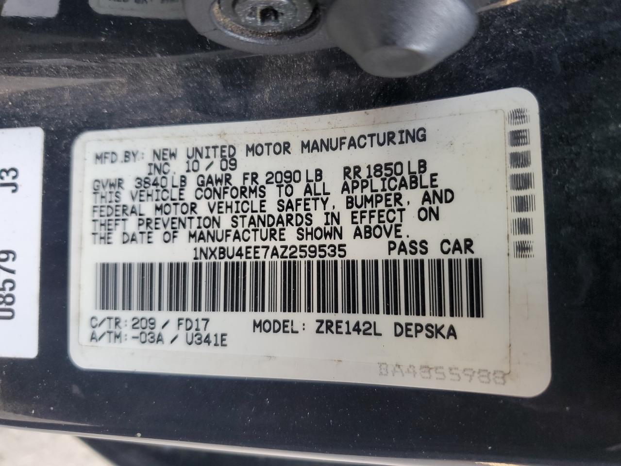 2010 Toyota Corolla - Image 12