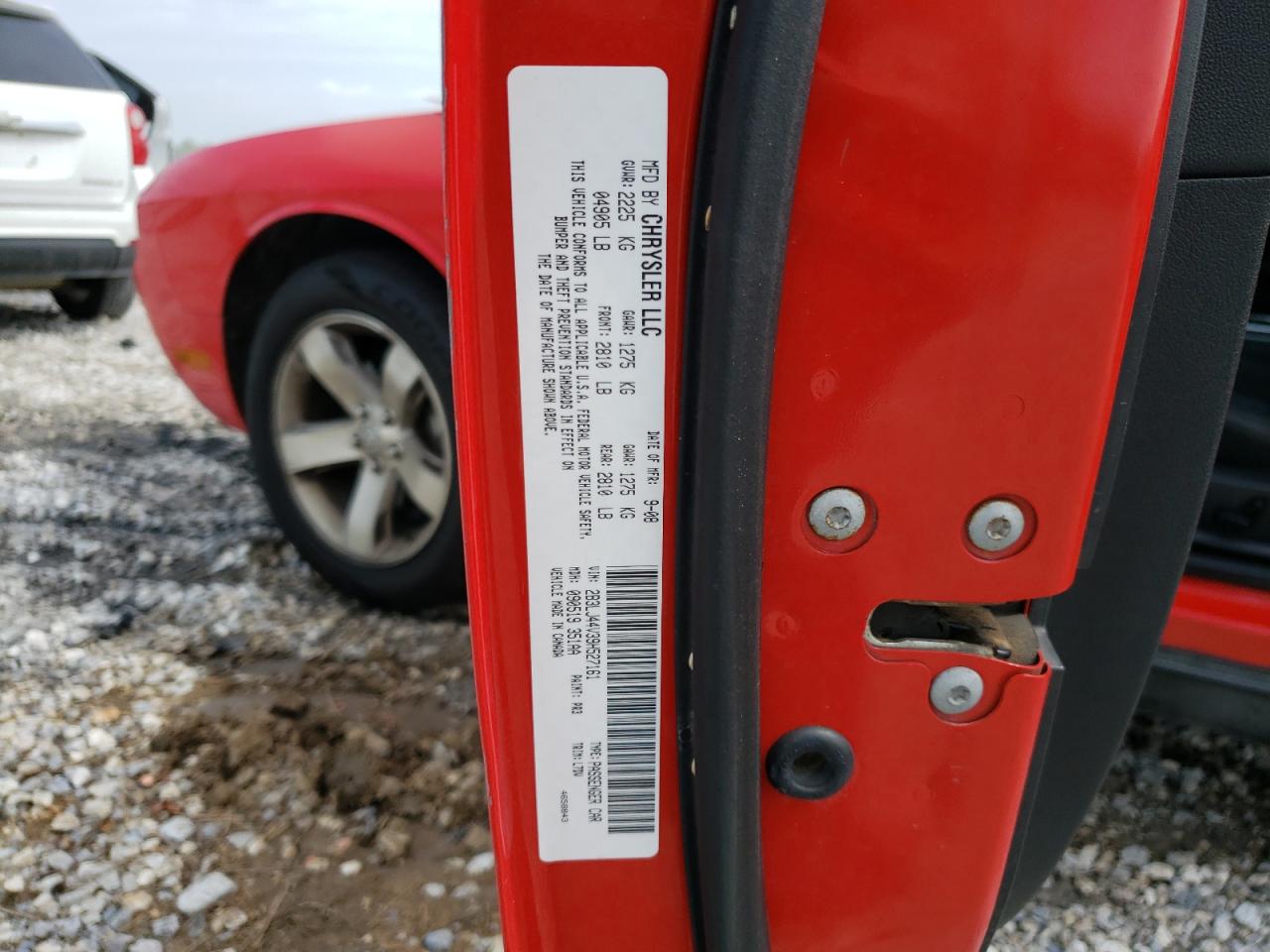 2009 Dodge Challenger Se VIN: 2B3LJ44V39H527161 Lot: 65645515