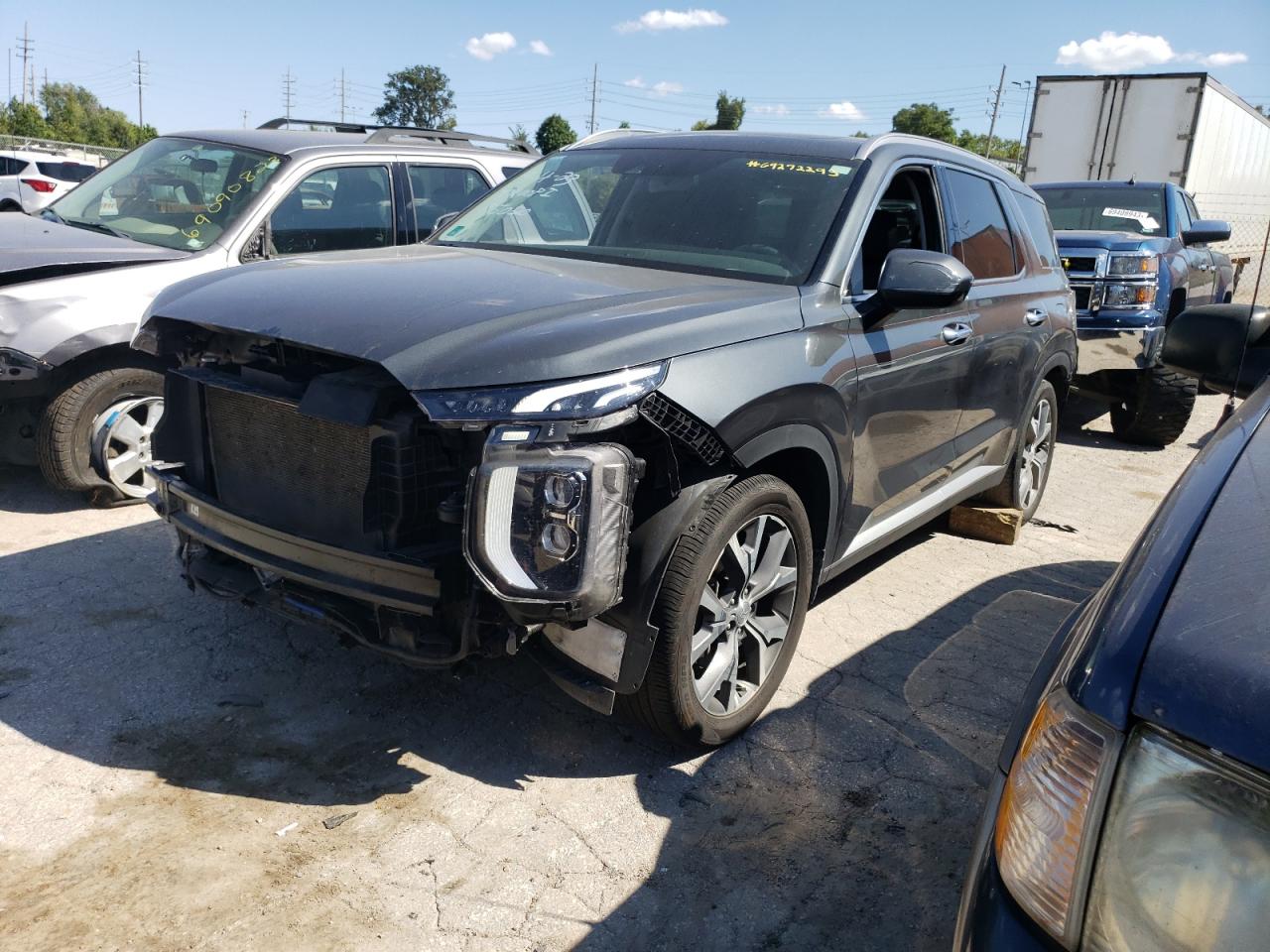 2022 Hyundai Palisade Sel VIN: KM8R3DHE2NU432090 Lot: 69272293