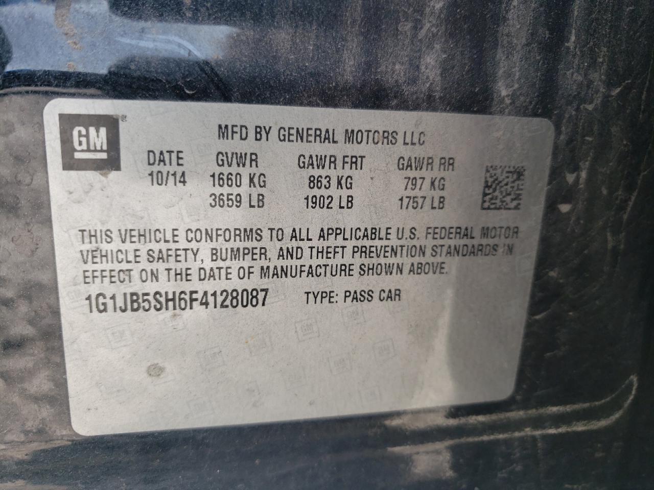 2015 Chevrolet Sonic - Image 14