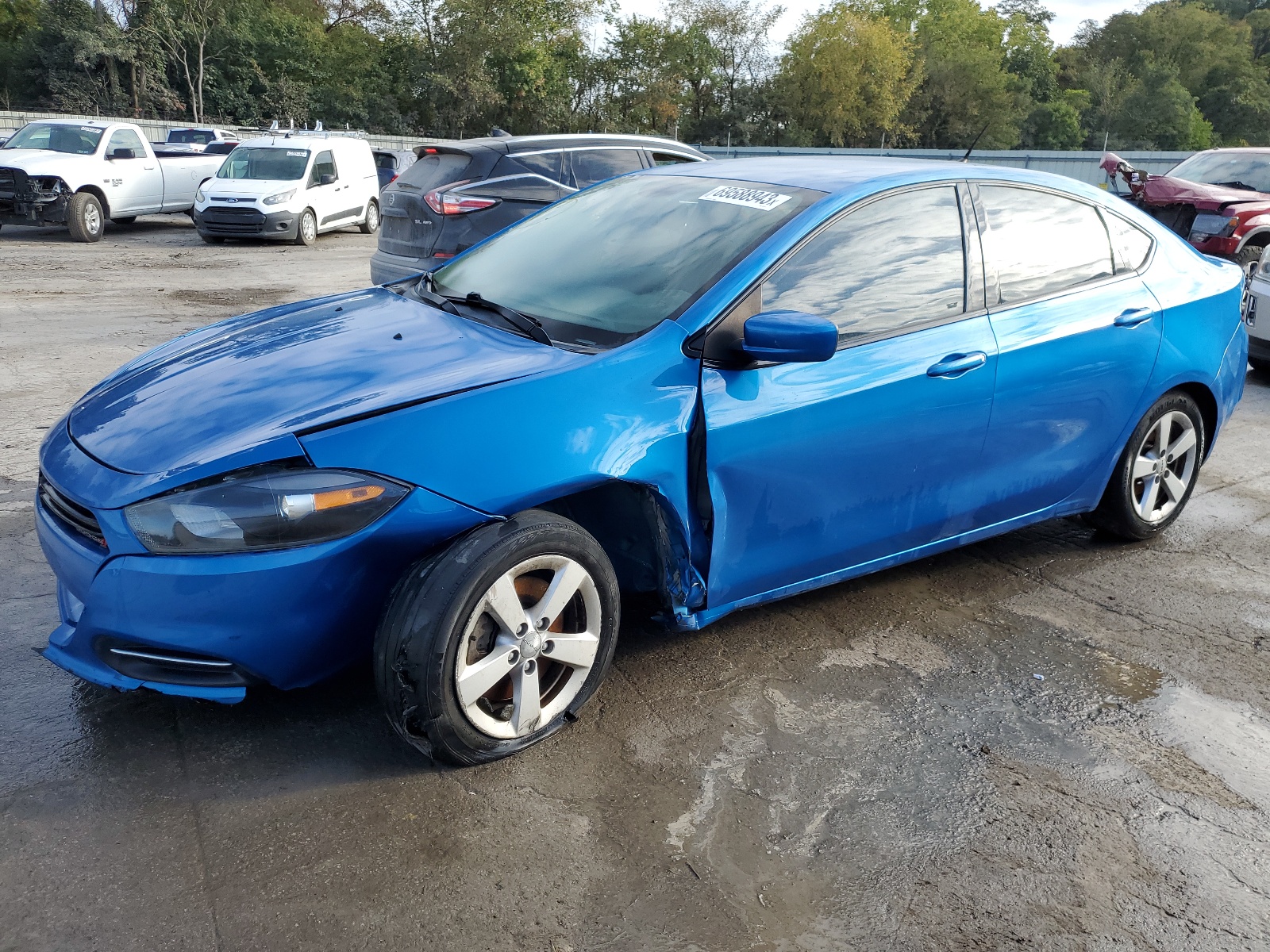 2015 Dodge Dart Sxt vin: 1C3CDFBB1FD227674